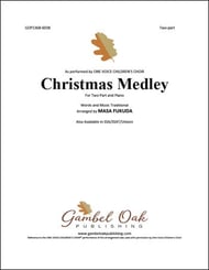 Christmas Medley Two-Part choral sheet music cover Thumbnail